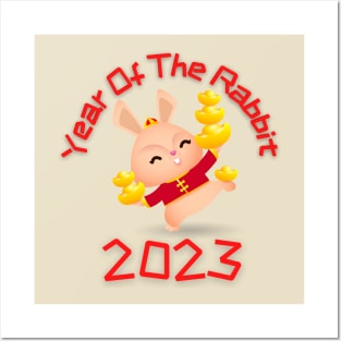 Year Of the Rabbit Chinese Zodiac Lunar New Year Posters and Art